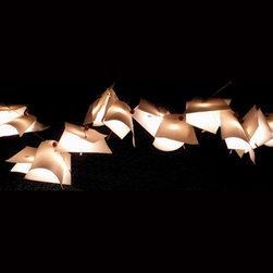 Fall. Porcelain leaves. - Pendant Lighting