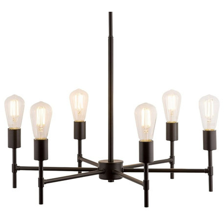 Bella Chandelier with Bulb, Bronze