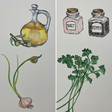 Recipe wall