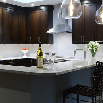 Complimentary Dark and Light Kitchen