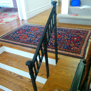 Craftsman Style Hand Rail with Traditional Mortise and Tenon Joinery