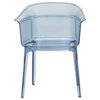Papyrus Chair, Set of 2, Transparent Powder Blue