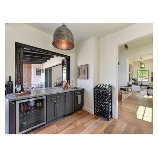 Modern Farmhouse - Transitional - Home Bar - Sacramento - by Landmark ...