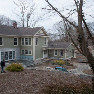 Before and After images of new garden installations