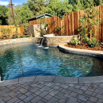 Swimming pool with Pavers surrounding