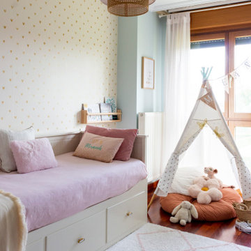 Dormitorio Infantil estilo nórdico para Niña