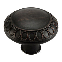 Cosmas - Cabinet Round Knob, 1-5/16" Diameter, Set of 25 - Cabinet And Drawer Knobs