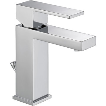 Delta 567LF-HGM-PP Modern 0.5 GPM 1 Hole Bathroom Faucet - Chrome