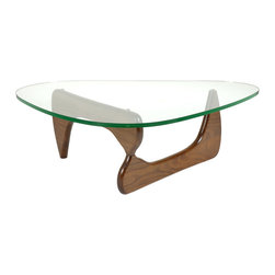 Goccia Coffee Table | Walnut - Coffee Tables