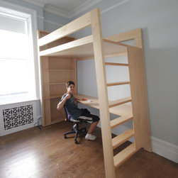 Maple loft bed with desk - Products