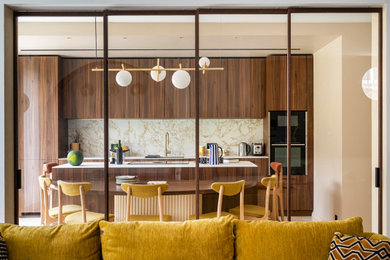 Idées déco pour une cuisine contemporaine.
