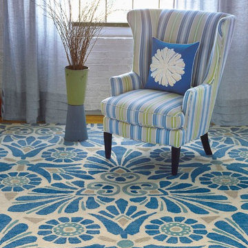 Painted Medallion Rug