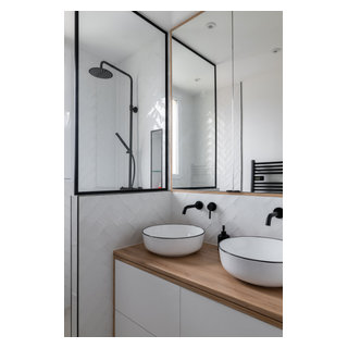 Douceur scandinave, 65m2 à Paris - Scandinavian - Bathroom - Paris - by ...