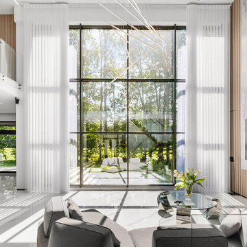 Floor-to-Ceiling Sheer Curtains for Large Windows