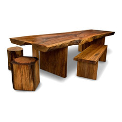 Strawn Table & Seats - Dining Tables