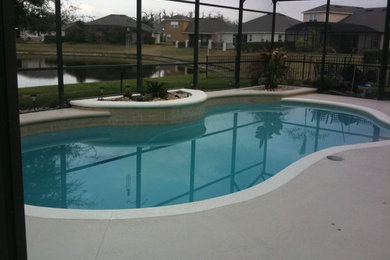 Pool deck remodel