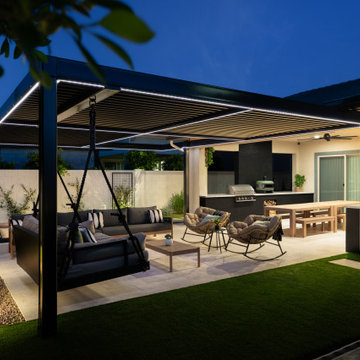 Contemporary Meets Intimate Outdoor Entertaining In Gilbert