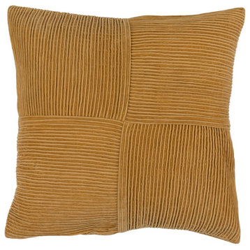 Conrad by GlucksteinHome for Surya Pillow Cover, Orange, 18' x 18'