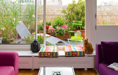 Houzz Tour: A Bright and Colourful Parisian Flat With a Roof Terrace
