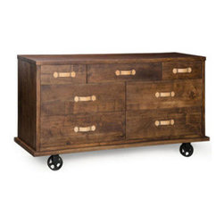 Hunter Wide Rolling Dresser - Mattresses
