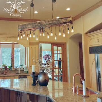 Timberline Elk & Mule Deer Chandelier