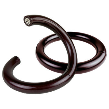 Magnetic Tie Back Hoop, Set of 2, Bronze