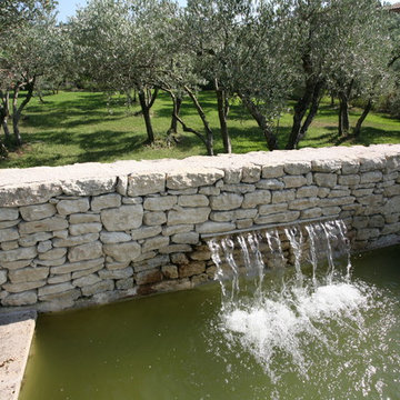 mediterranean garden in the south of France