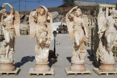 Marble four seanson statues