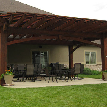 Massive Oversized Pergola For Outdoor Family Entertaining