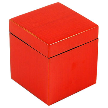 Red Tulipwood Lacquer Canister