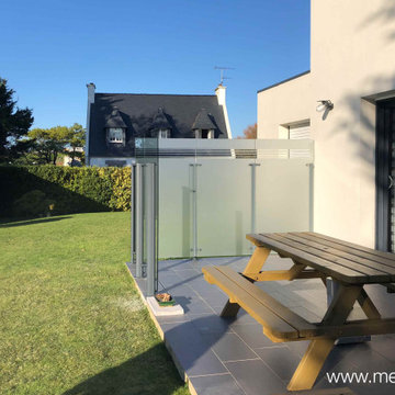 Pare-vue en verre pointe Bretagne