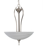 Yosemite Home Decor - 3-Lights Pendant Lighting, Satin Nickel Finish - Features: