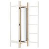 Eclectic White Wood Room Divider Screen 561002