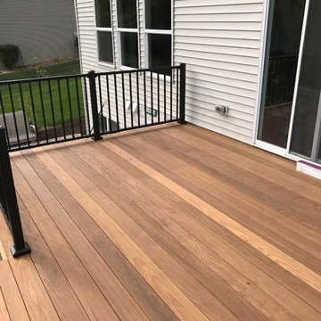 Ipe Deck & Metal Handrail