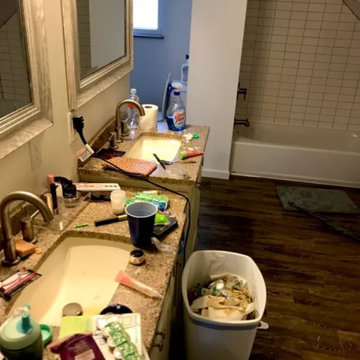 Before and After Restroom Cleaning in Westerville, OH