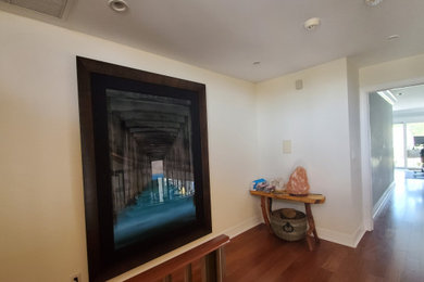 Example of a beach style entryway design in Miami