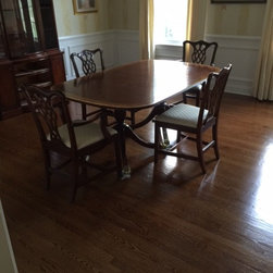 Sand and Finish Before and After - Hardwood Flooring
