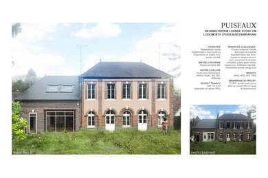 Cette photo montre une façade de maison.