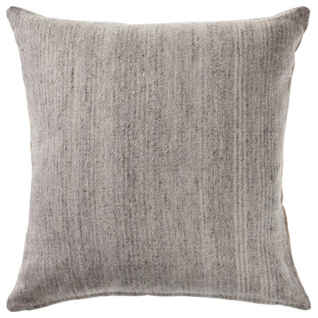 Distressed Gray Blend Throw Pillow