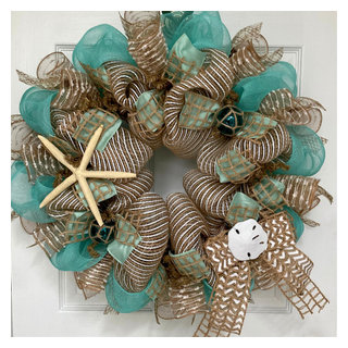 Beach Christmas Starfish Garland, Nautical Christmas Decor Fish Net  Garland, Coastal Christmas Decor BROWN -  Canada