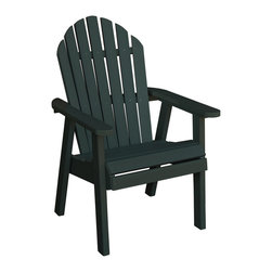 Highwood - Adirondack Outdoor Hamilton Deck Chair - AD-CHDA2, Charleston Green - Adirondack Chairs