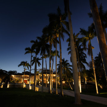 HISTORIC TRAPP ESTATE, COCONUT GROVE, LED LANDSCAPE LIGHTING