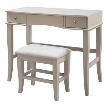 Pemberly Row Vanity Set in Cream Finish