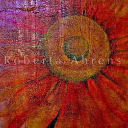 Roberta Ahrens Cracked Linen Botanical Paintings - Products
