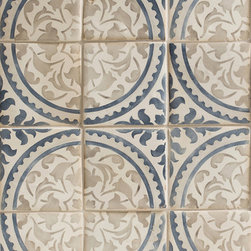 Duquesa Alba Decorative Tile in Mezzanote - Tile