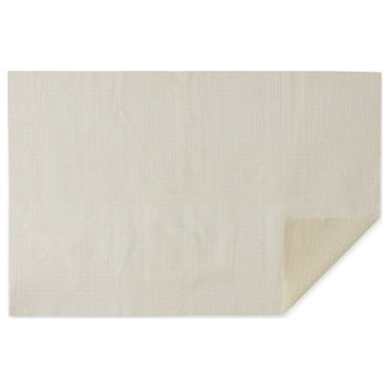 Beige Trimmable Non Slip Resin Rug Gripper 22 X 34 IN