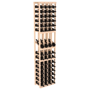4 Column Display Row Wine Cellar Kit, Pine, Unstained