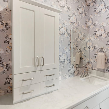 Layers of Romance master powder room