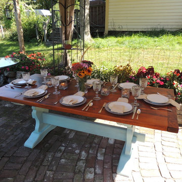 Reclaimed wood dining tables