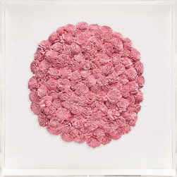 ROSEWOOD WALL SCULPTURE - PINK - Wall Sculptures